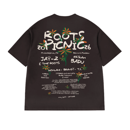 RP 26 Off Black Boxy Lineup Tee