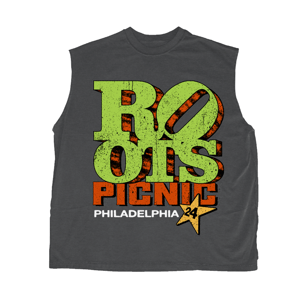 Roots Picnic 24 Roots Love Washed Black Muscle Tee