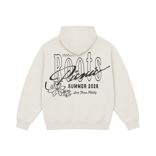 Roots Picnic 18th Annual Ecru Zip Hoodie