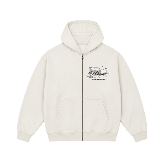 Roots Picnic 18th Annual Ecru Zip Hoodie
