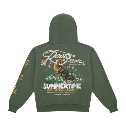 RP 26 Summertime in the Park Green Hoodie