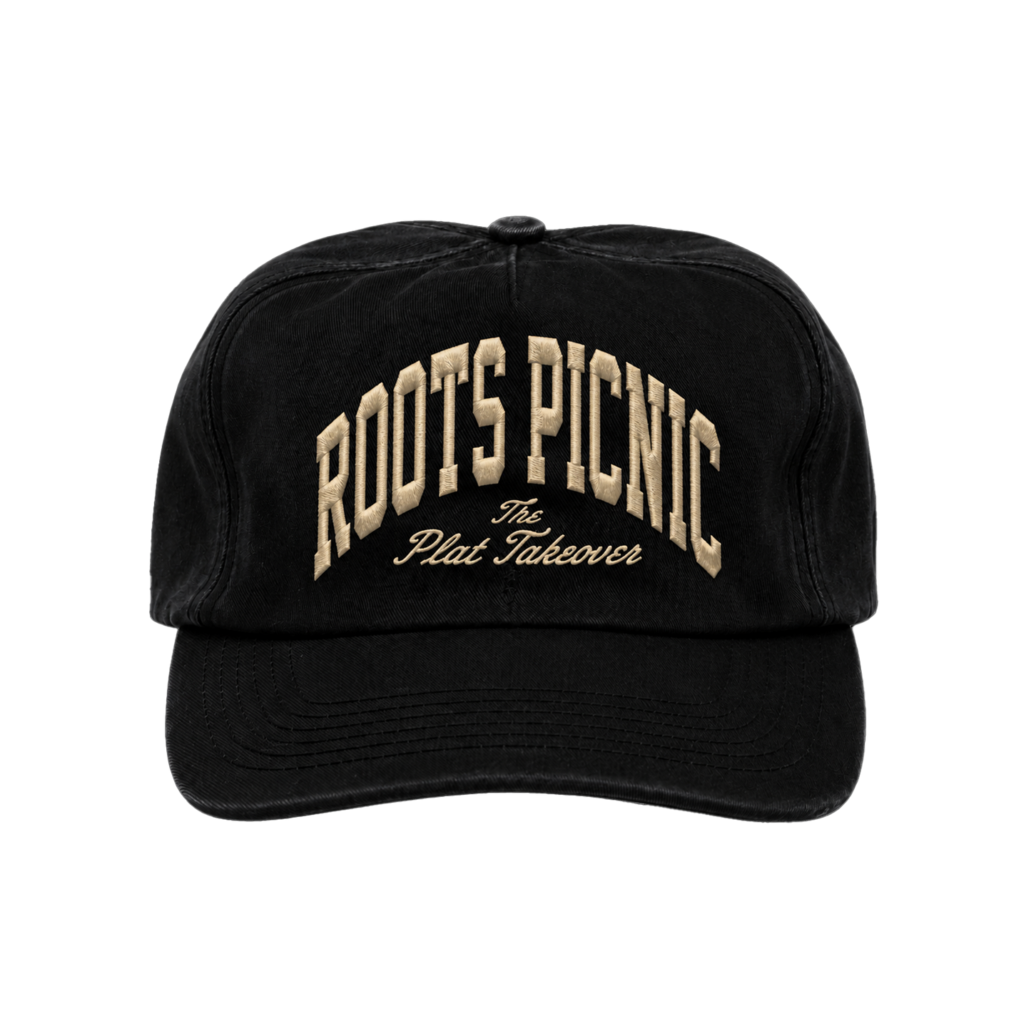 Roots P4E Tan Washed Black Hat