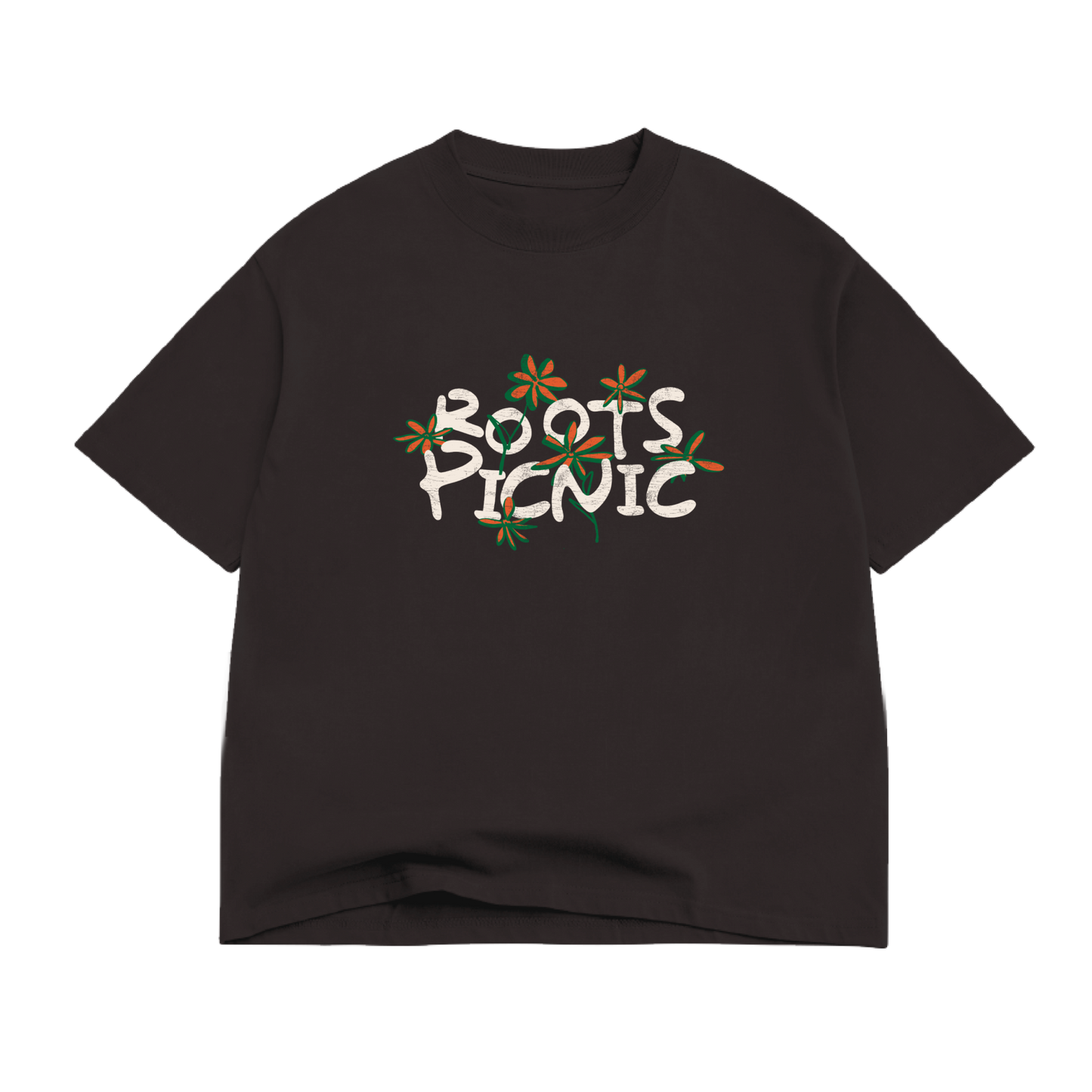 RP 26 Off Black Boxy Lineup Tee