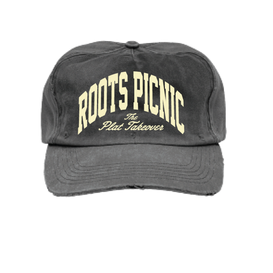 Roots P4E Tan Washed Black Hat