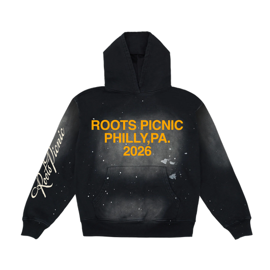 RP 2026 in Philly Paint Splatter Black Hoodie