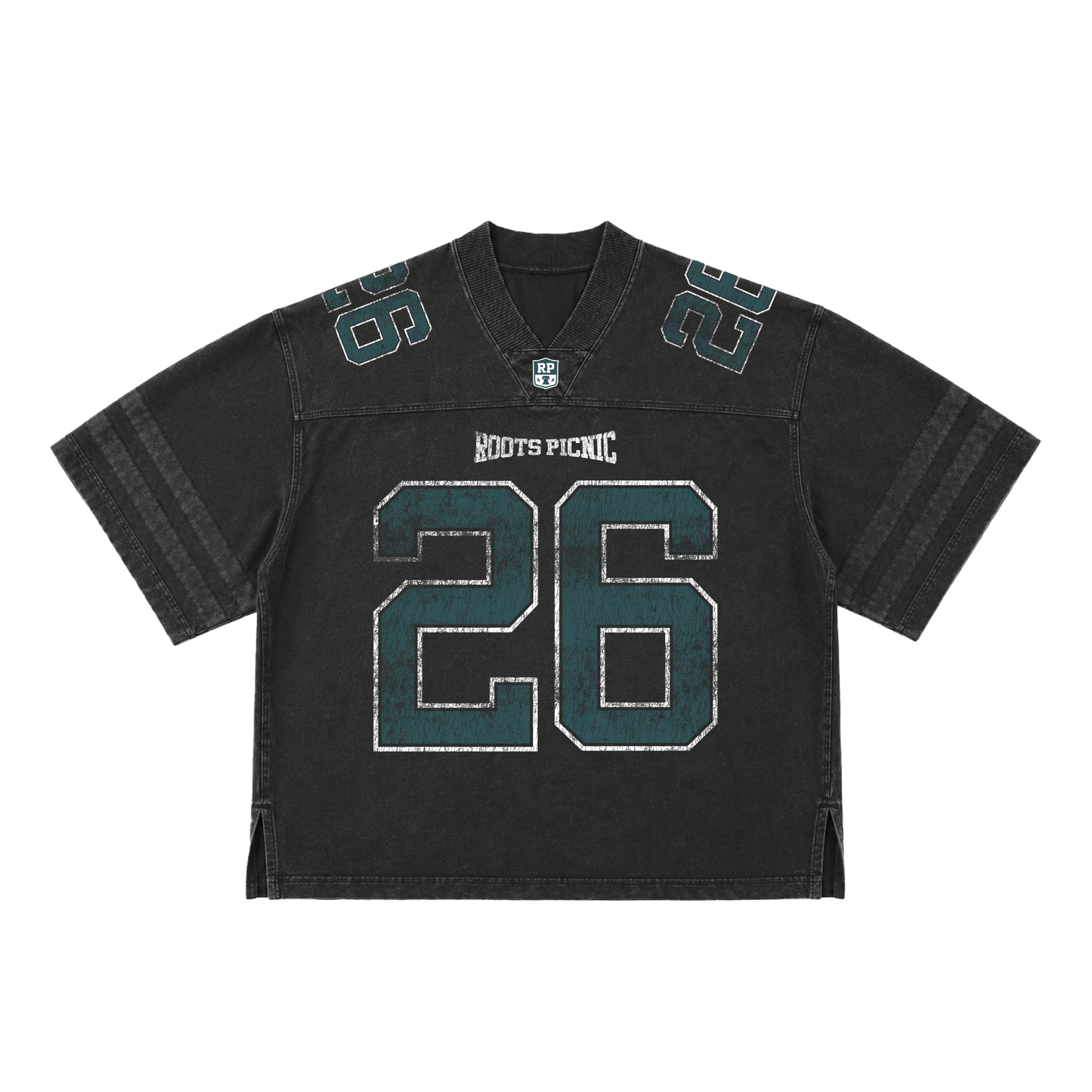 Roots Home Team 26 Black Football Jersey