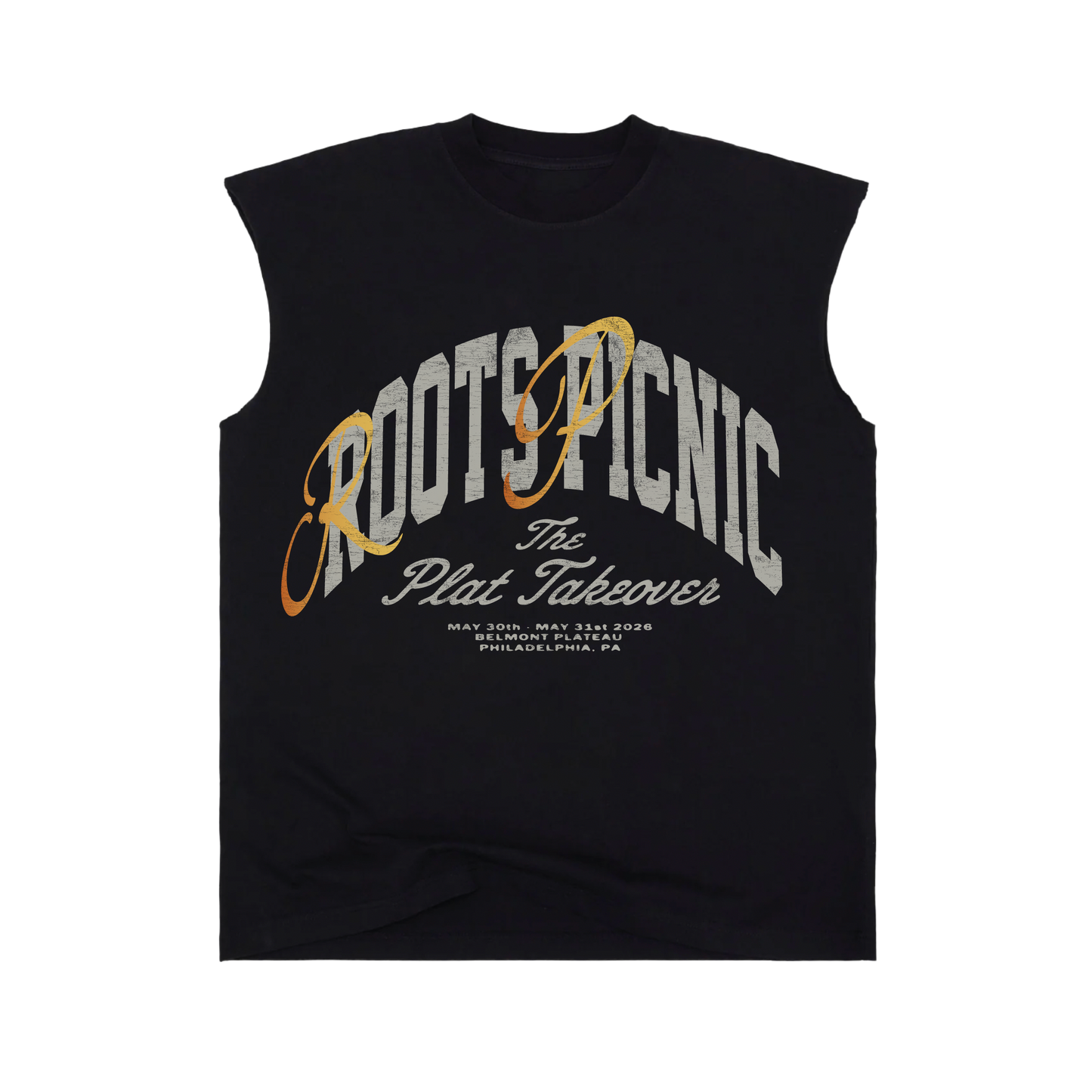 RP 26 Arched Logo P4E Black Muscle Tee