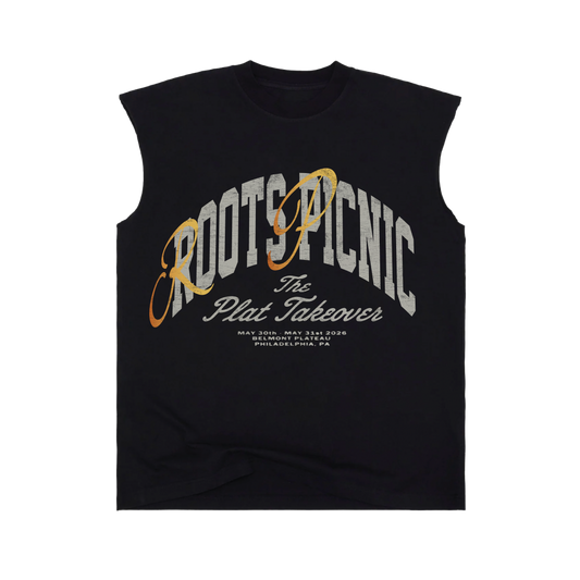 RP 26 Arched Logo P4E Black Muscle Tee