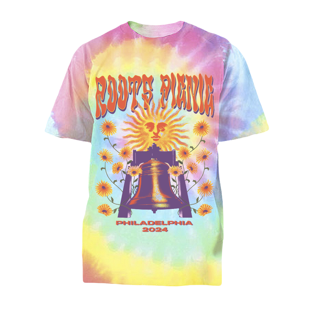 Roots Picnic 24 Bell Sherbert Tie Dye Tee