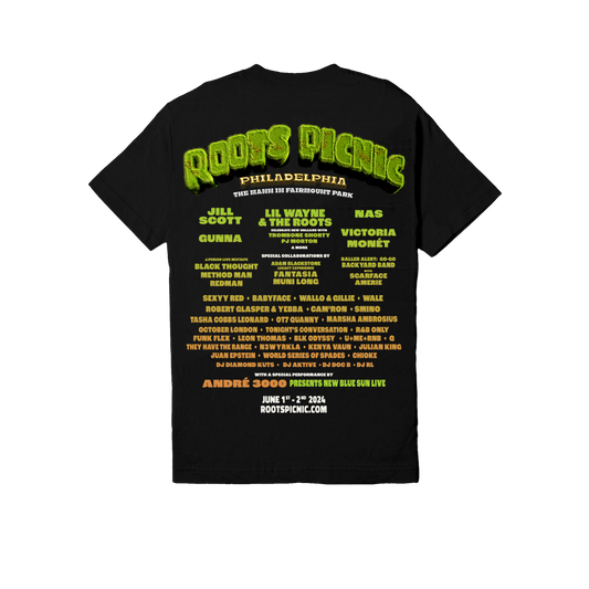 Roots Picnic 24 Black Presale Tee