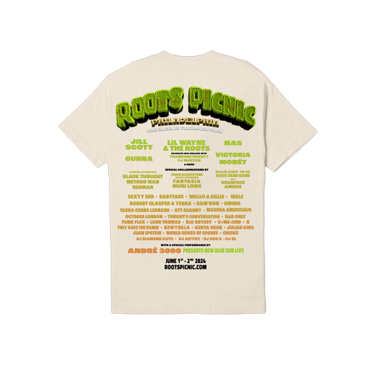 Roots Picnic 24 Cream Presale Tee