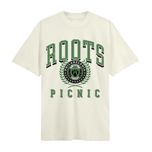 Roots Picnic Roots Run Deep Creme Tee