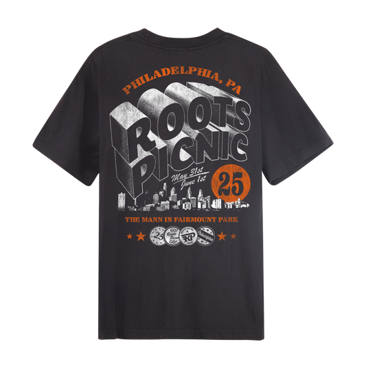 Roots Picnic 2025 City Roots Black Tee