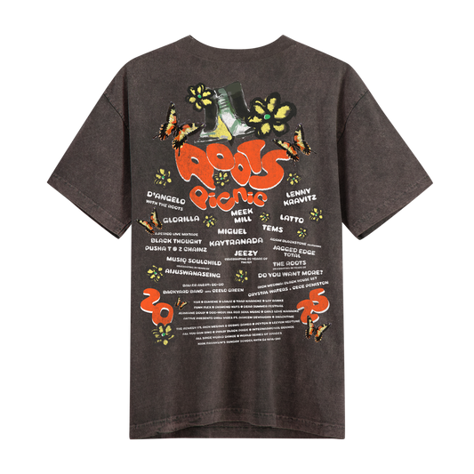 Roots Picnic 2025 Liberty Cocoa Lineup Tee