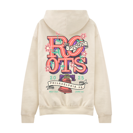 Roots Picnic 25 Love Bell Ivory Hoodie