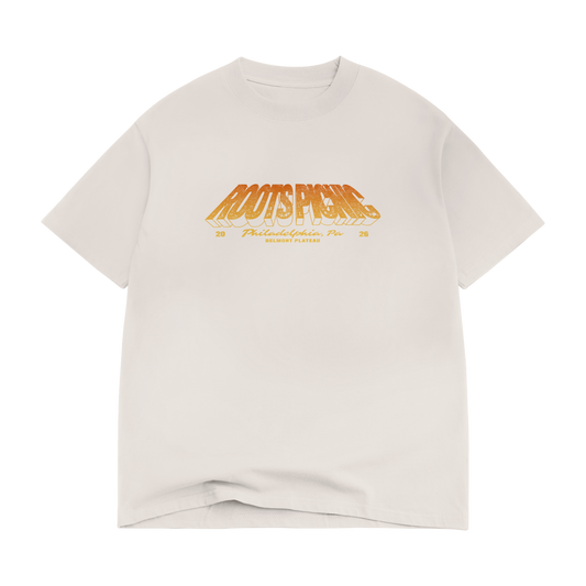 Roots Picnic 26 AdMat Bone Tee