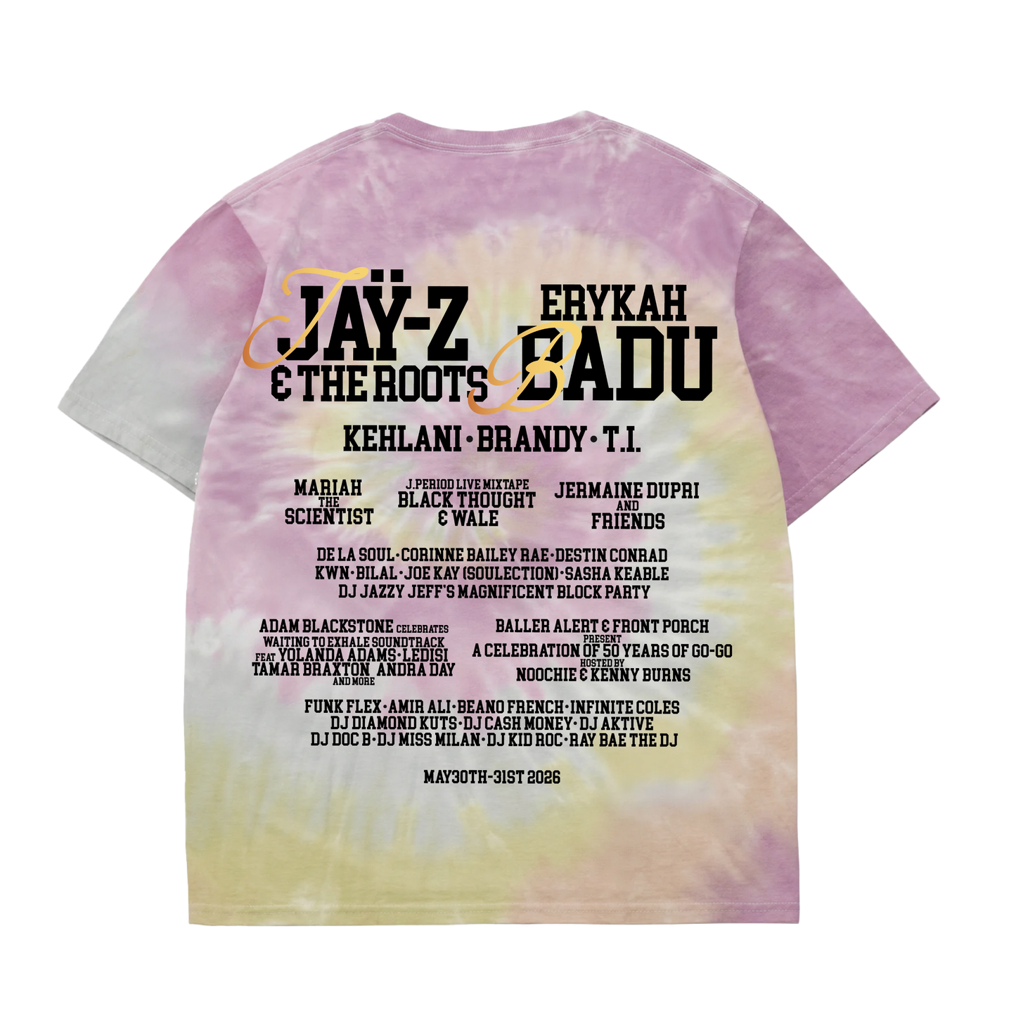 RP 26 Arched Logo P4E Pastel Tiedye Lineup Tee
